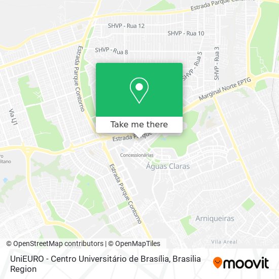 UniEURO - Centro Universitário de Brasília map