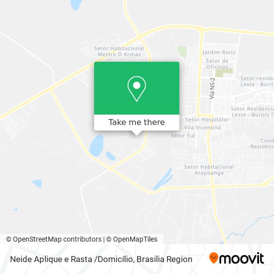 Neide Aplique e Rasta /Domicílio map