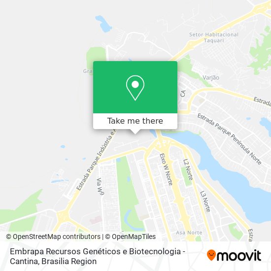 Embrapa Recursos Genéticos e Biotecnologia - Cantina map