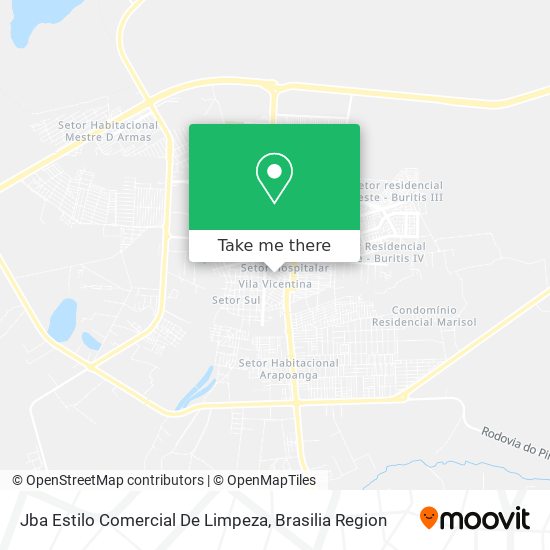 Jba Estilo Comercial De Limpeza map