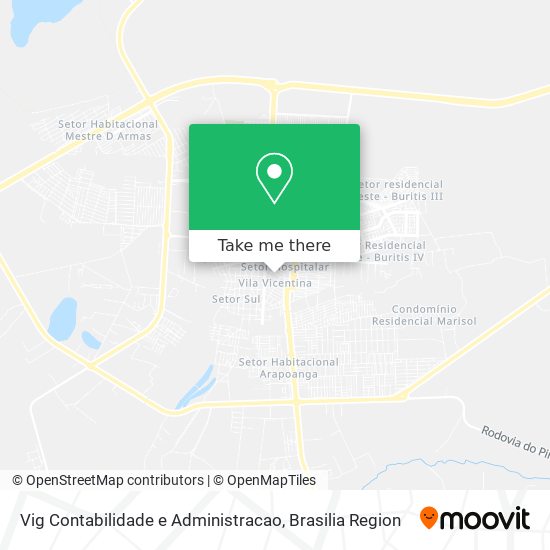 Vig Contabilidade e Administracao map