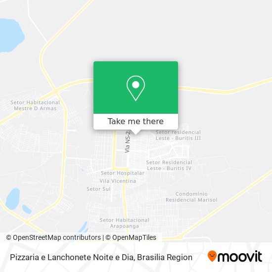 Pizzaria e Lanchonete Noite e Dia map