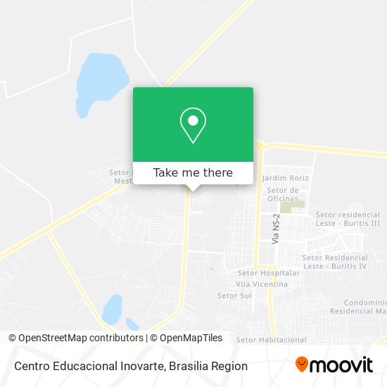 Centro Educacional Inovarte map