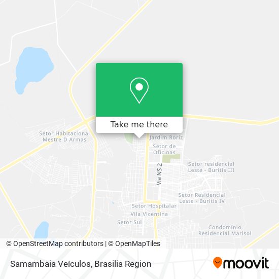 Samambaia Veículos map