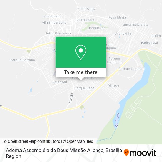 Adema Assembléia de Deus Missão Aliança map