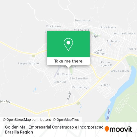Golden Mall Empresarial Construcao e Incorporacao map
