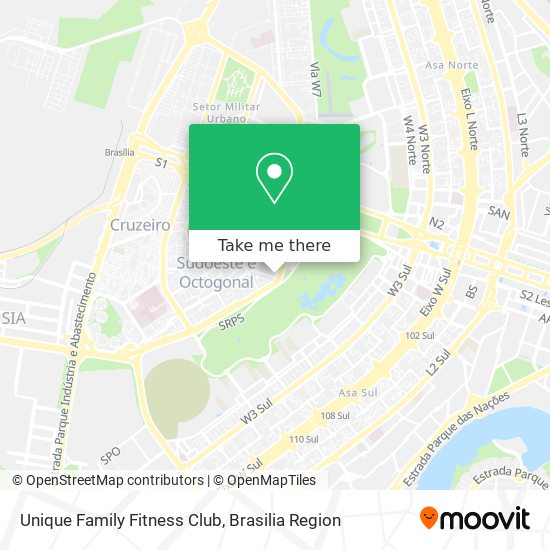 Unique Family Fitness Club map