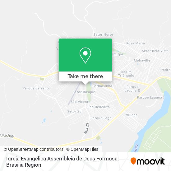 Igreja Evangélica Assembléia de Deus Formosa map