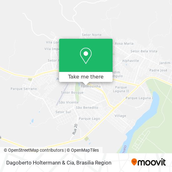 Dagoberto Holtermann & Cia map