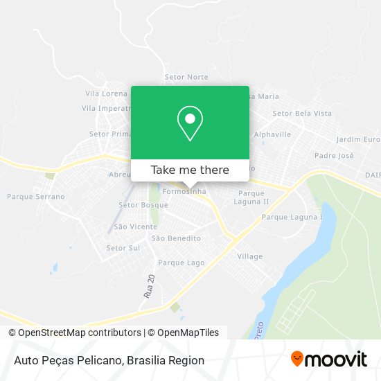 Auto Peças Pelicano map