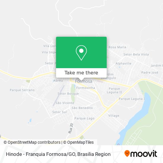 Hinode - Franquia Formosa/GO map