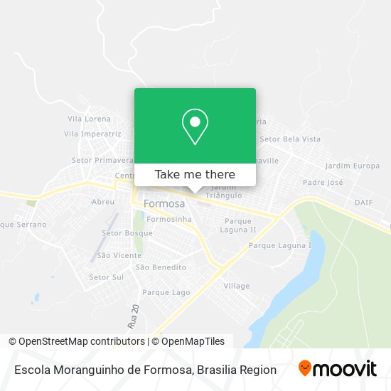 Escola Moranguinho de Formosa map