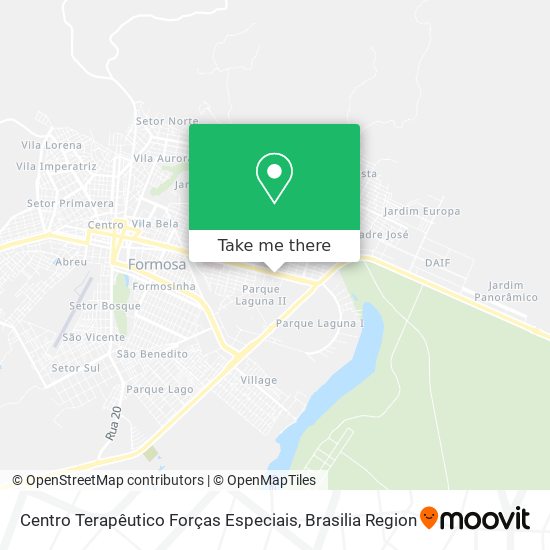 Centro Terapêutico Forças Especiais map