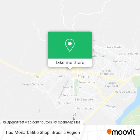 Tião Monark Bike Shop map