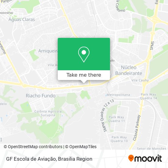 GF Escola de Aviação map