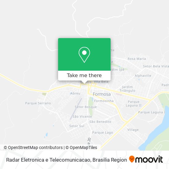 Radar Eletronica e Telecomunicacao map