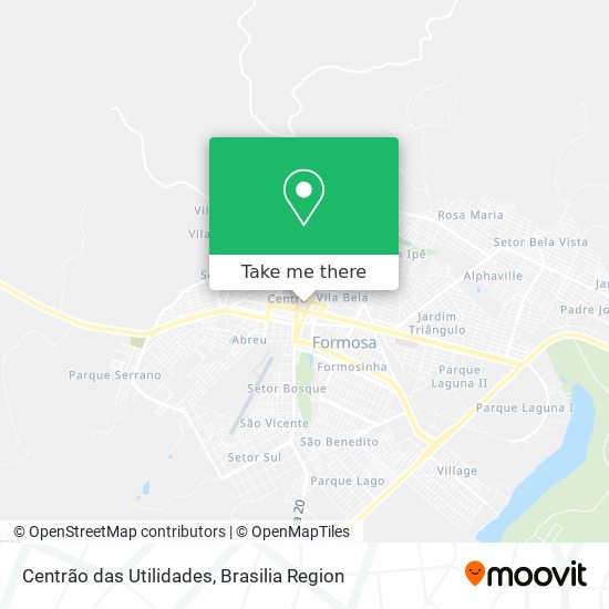 Centrão das Utilidades map