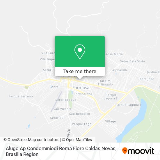 Alugo Ap Condomíniodi Roma Fiore Caldas Novas map