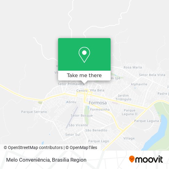 Melo Conveniência map