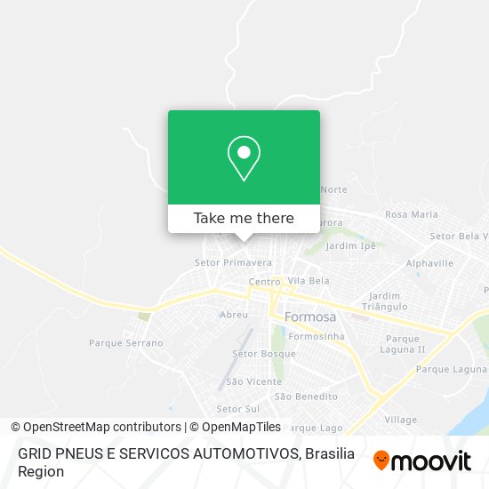 GRID PNEUS E SERVICOS AUTOMOTIVOS map