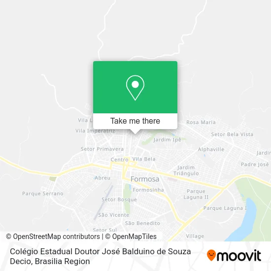 Colégio Estadual Doutor José Balduino de Souza Decio map