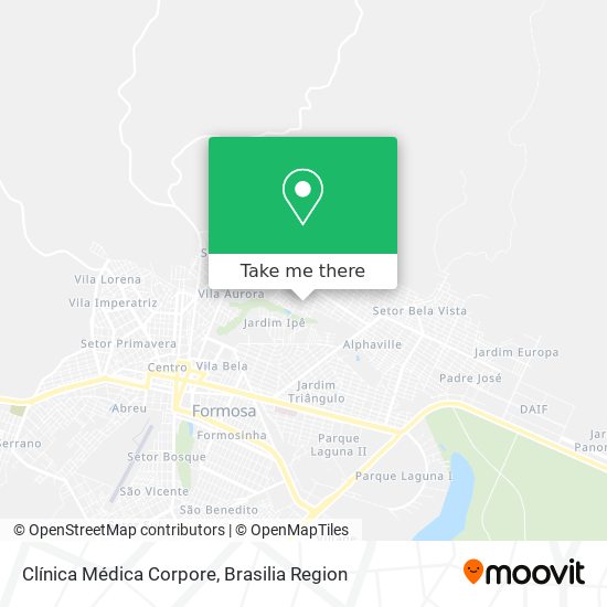 Clínica Médica Corpore map