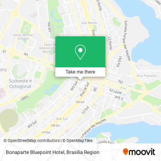 Bonaparte Bluepoint Hotel map