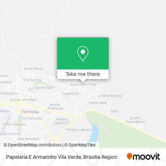 Papelaria E Armarinho Vila Verde map