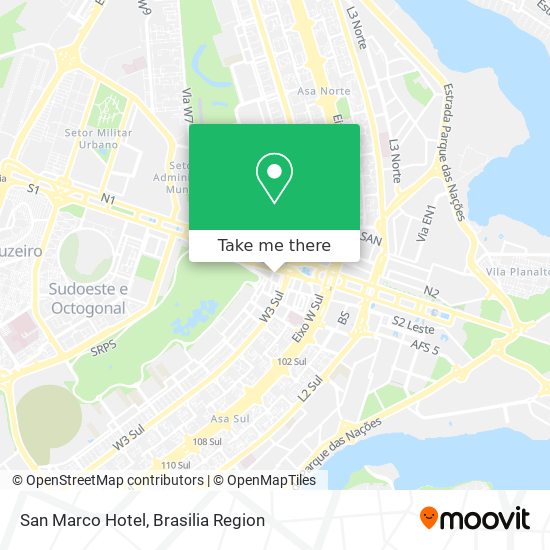 San Marco Hotel map