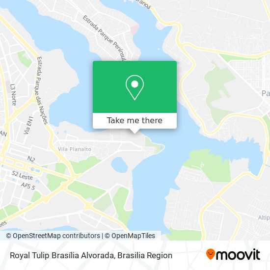 Royal Tulip Brasília Alvorada map