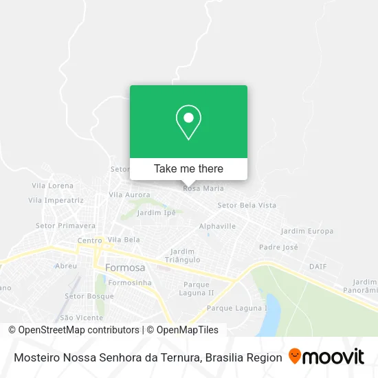Mosteiro Nossa Senhora da Ternura map