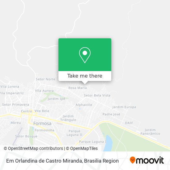 Mapa Em Orlandina de Castro Miranda