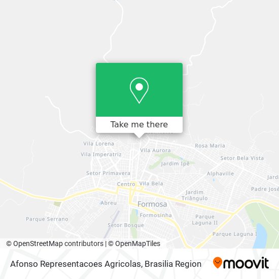 Afonso Representacoes Agricolas map