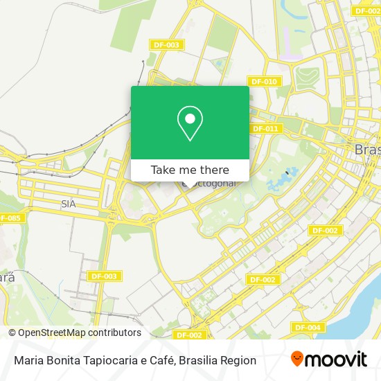 Maria Bonita Tapiocaria e Café map