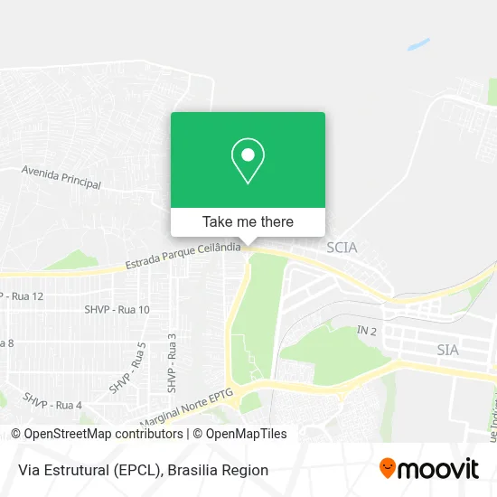 Via Estrutural (EPCL) map