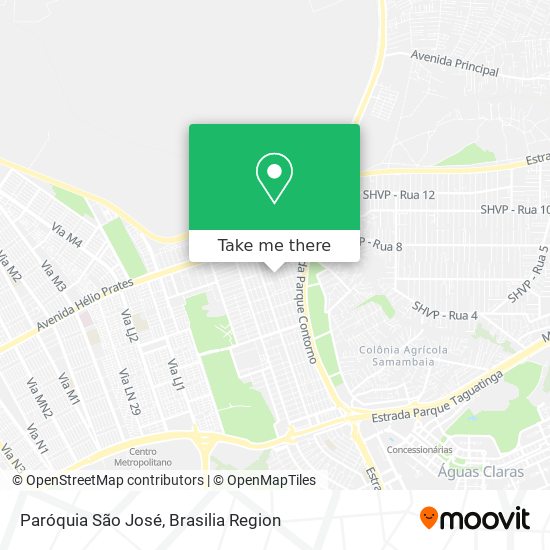 Mapa Paróquia São José