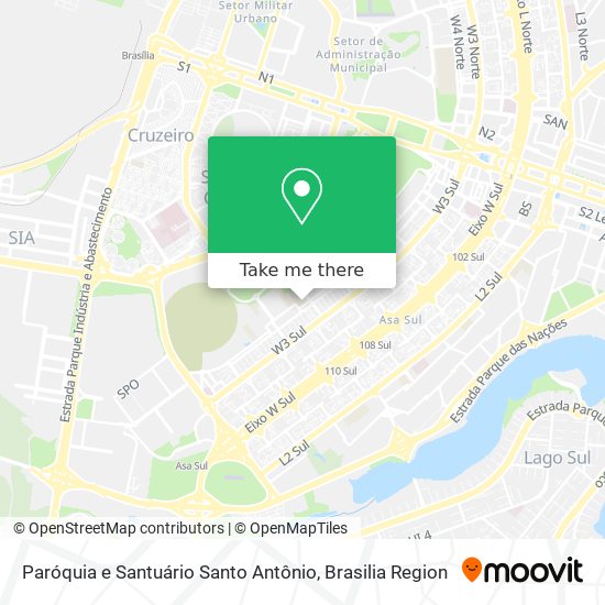 Paróquia e Santuário Santo Antônio map