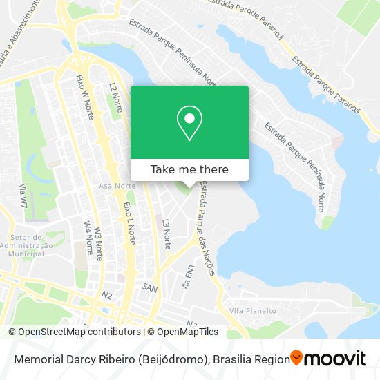 Memorial Darcy Ribeiro (Beijódromo) map