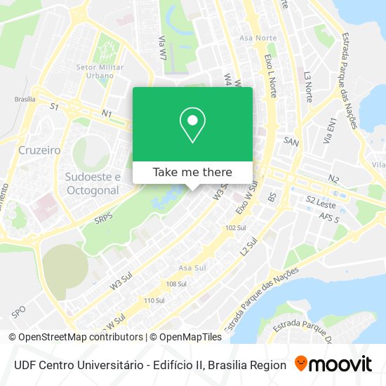 UDF Centro Universitário - Edifício II map