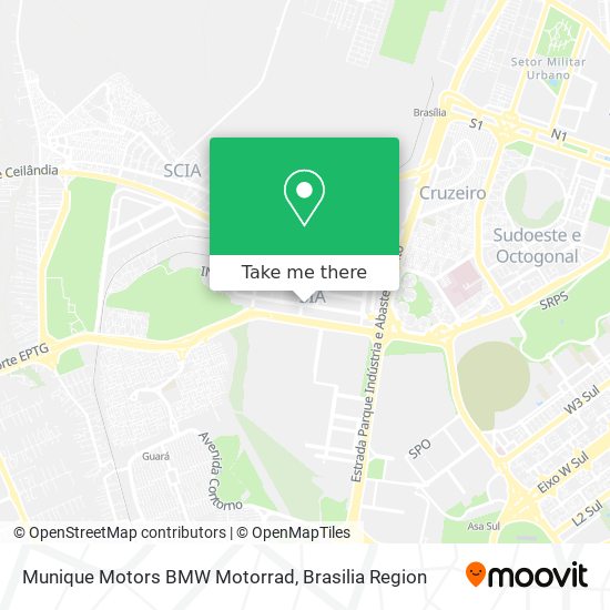 Munique Motors BMW Motorrad map
