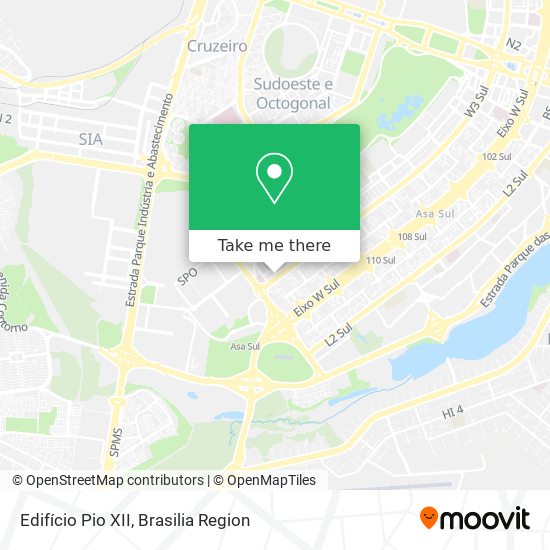 Edifício Pio XII map