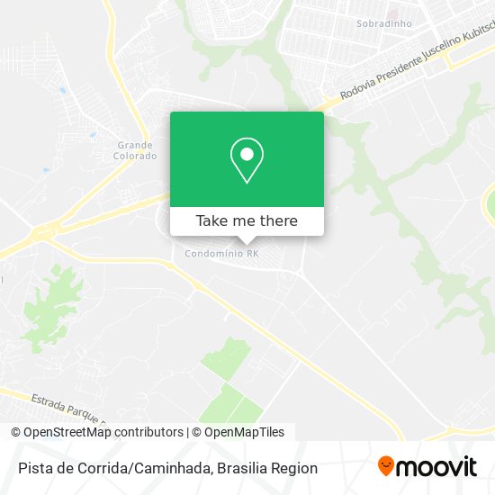 Pista de Corrida/Caminhada map