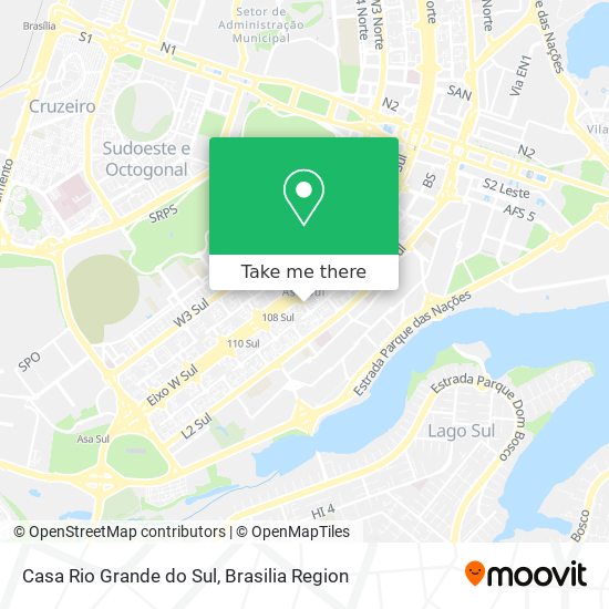 Casa Rio Grande do Sul map