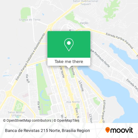 Banca de Revistas 215 Norte map