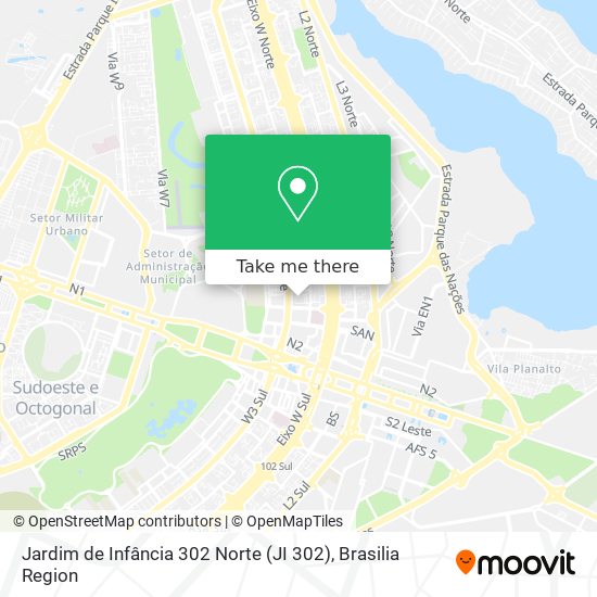 Jardim de Infância 302 Norte (JI 302) map