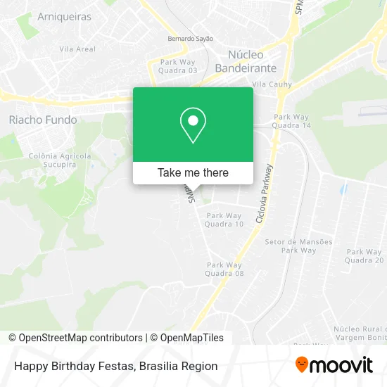 Happy Birthday Festas map