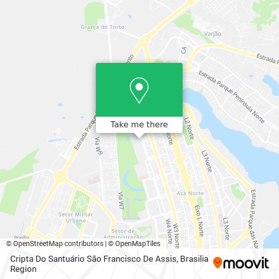 Cripta Do Santuário São Francisco De Assis map