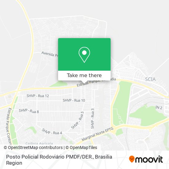 Posto Policial Rodoviário PMDF / DER. map