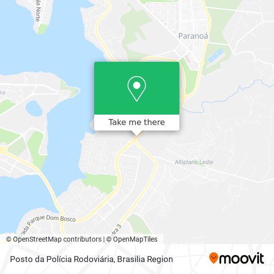 Posto da Polícia Rodoviária map