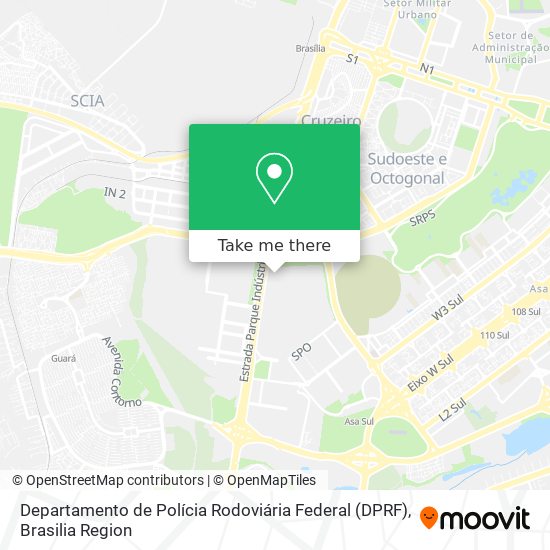 Departamento de Polícia Rodoviária Federal (DPRF) map